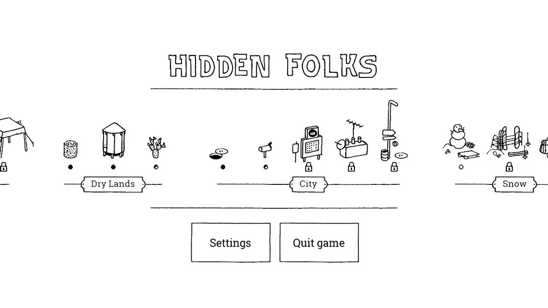 隐藏的人Hidden Folks截图