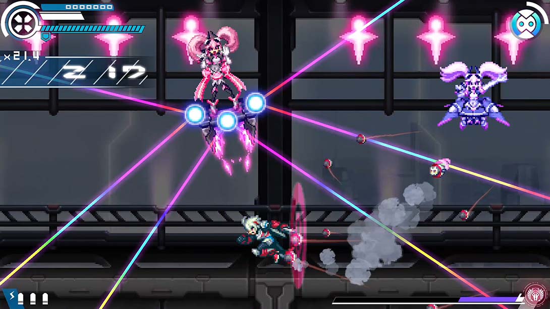 银白钢铁X Gunvolt Chronicles Luminous Avenger iX截图