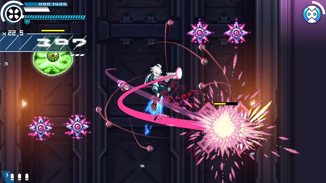 银白钢铁X Gunvolt Chronicles Luminous Avenger iX截图