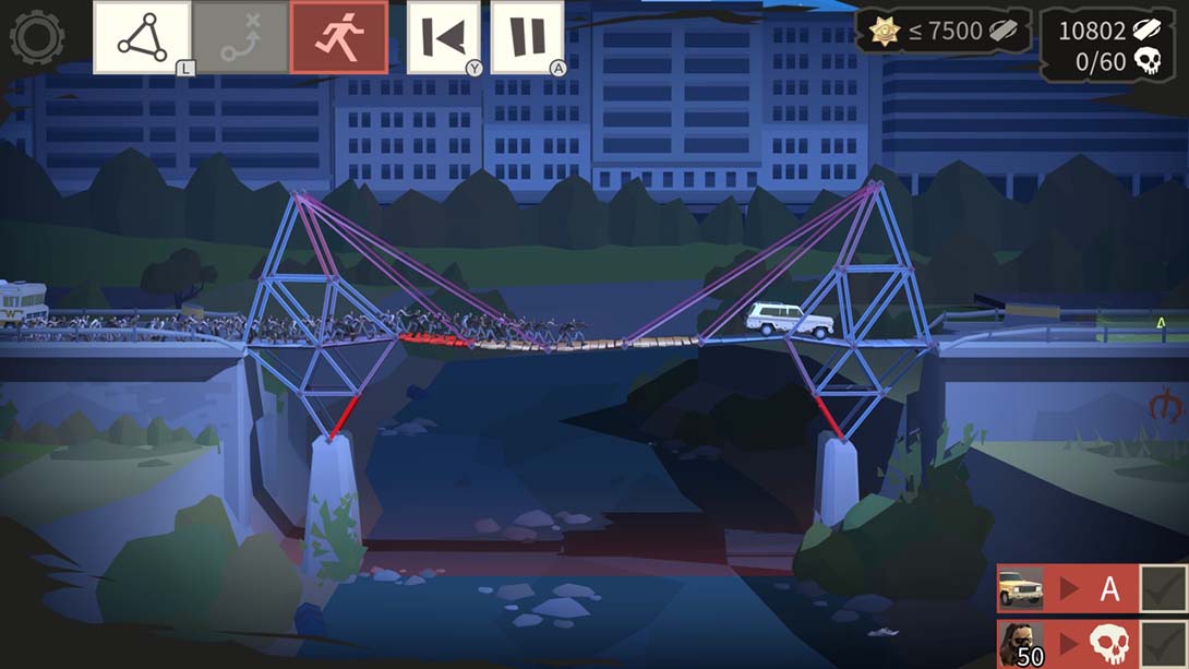 桥梁建筑师：行尸走肉 Bridge Constructor：The Walking Dead截图