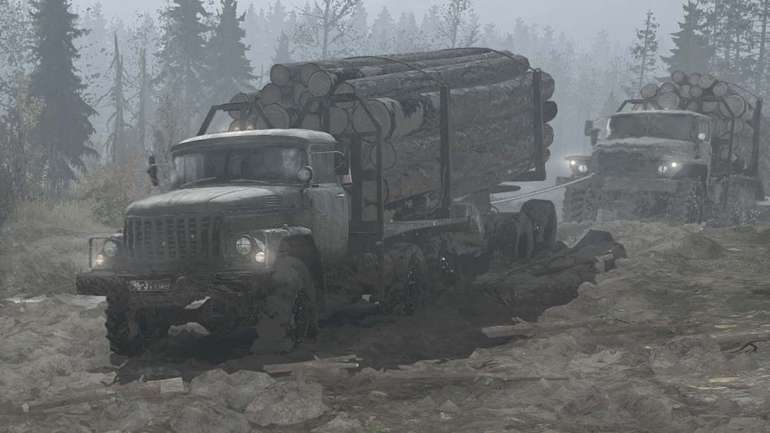 旋转轮胎 泥泞奔驰 Spintires MudRunner American Wilds截图