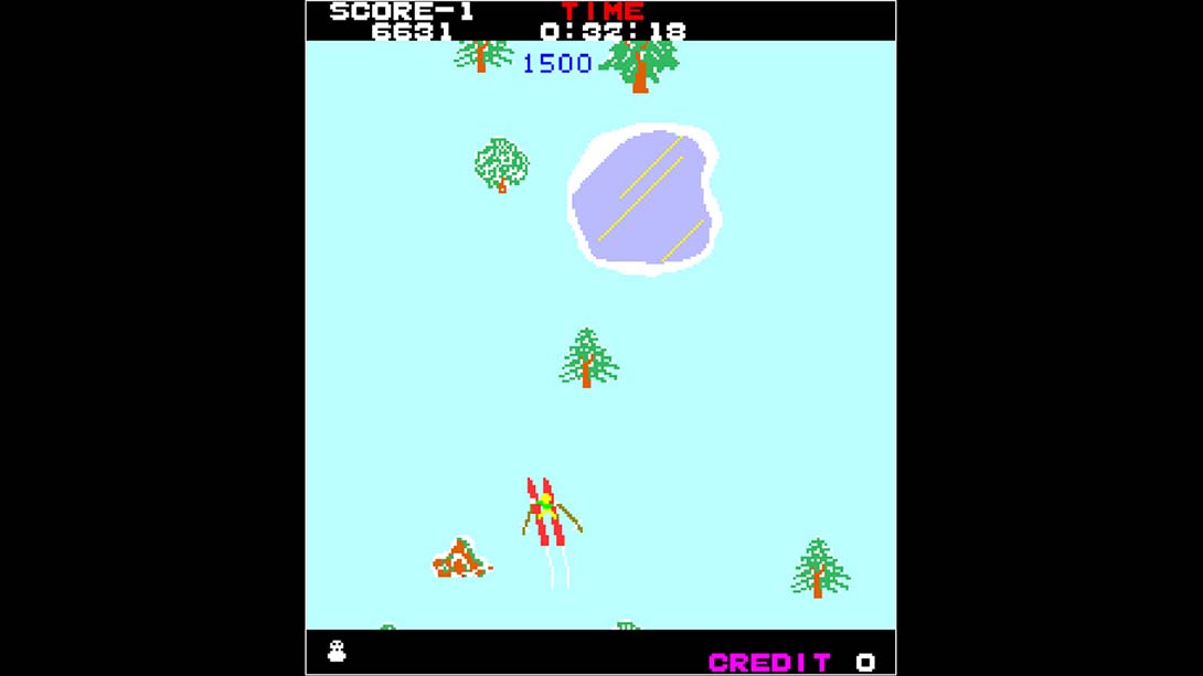 街机档案：高山滑雪 Arcade Archives ALPINE SKI截图