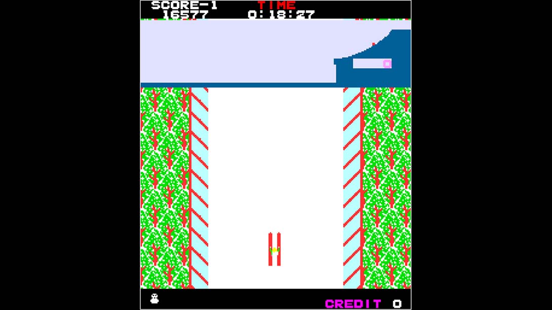 街机档案：高山滑雪 Arcade Archives ALPINE SKI截图