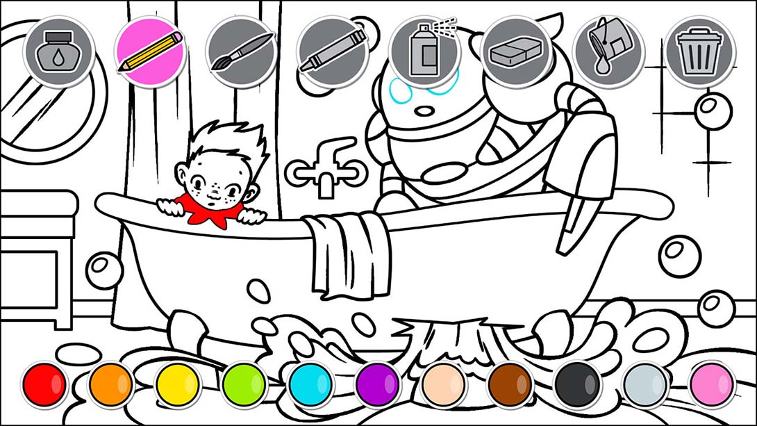 Comic Coloring Book截图