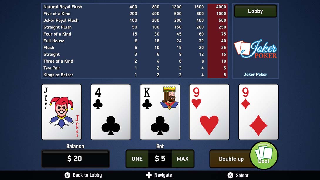 Joker Poker - Video Poker截图