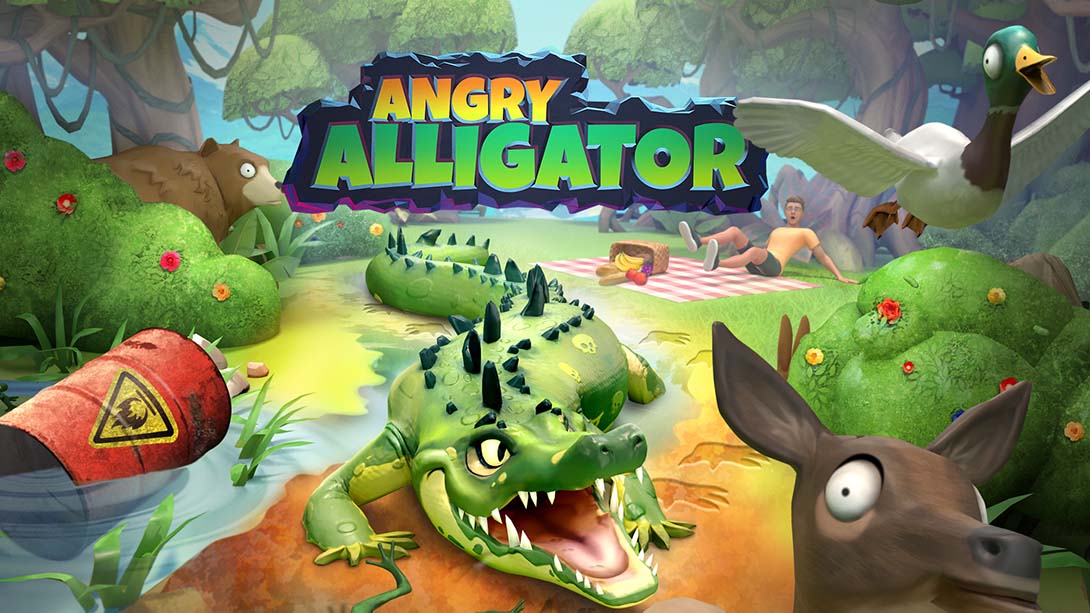 愤怒的鳄鱼 Angry Alligator