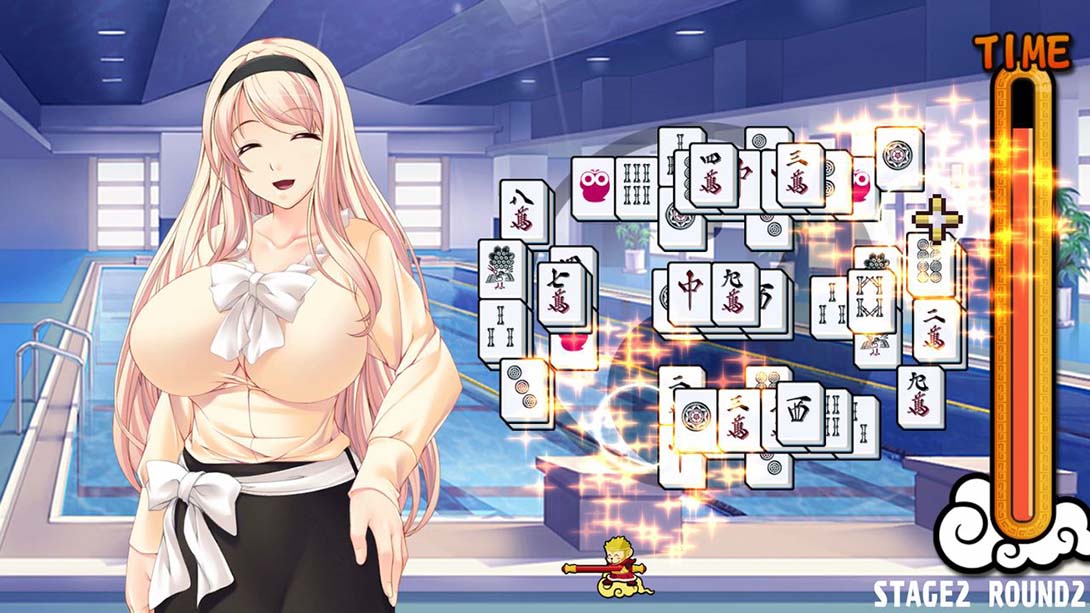 美少女麻将纸牌 Pretty Girls Mahjong Solitaire截图