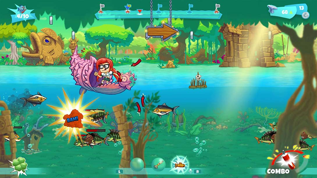 世界炸鱼游戏 Dynamite Fishing World Games截图