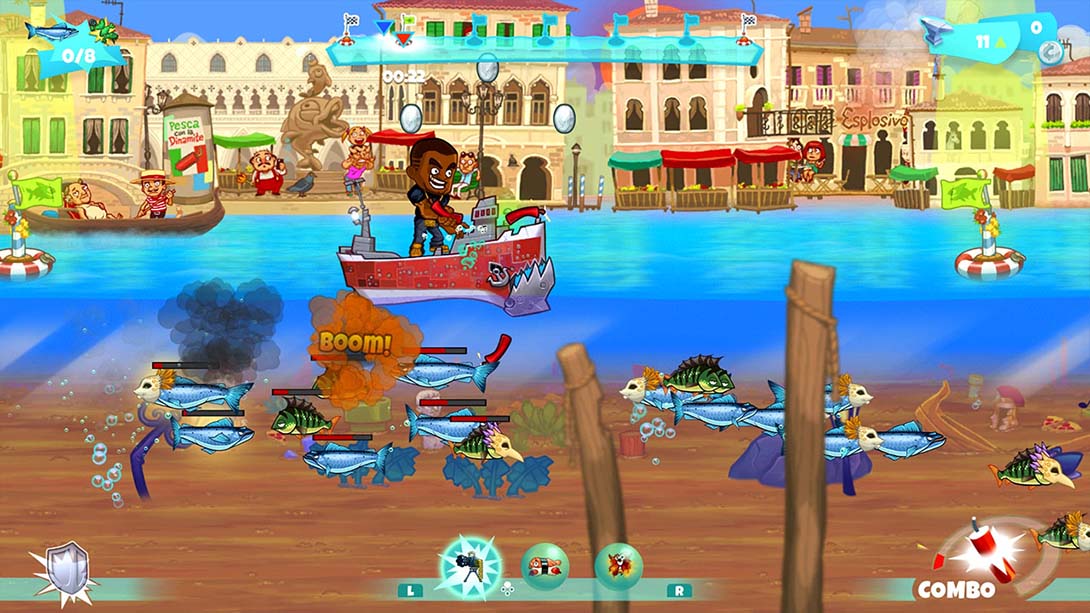 世界炸鱼游戏 Dynamite Fishing World Games截图