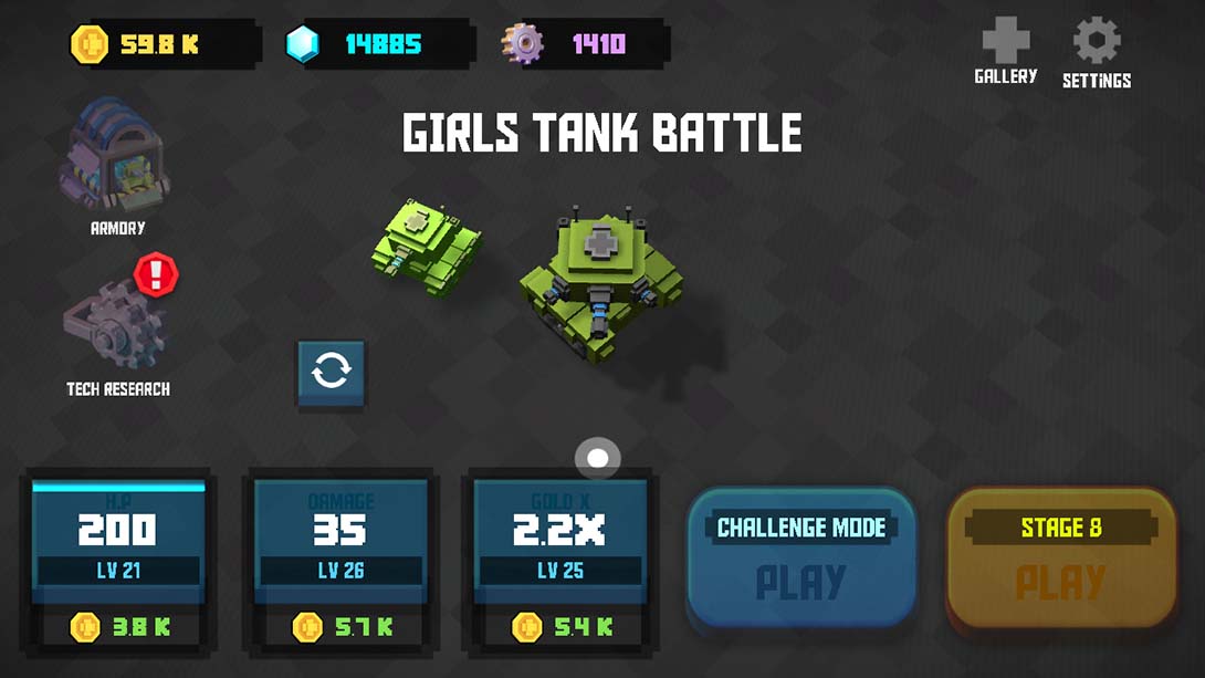 坦克战斗少女 G Tank Battle截图