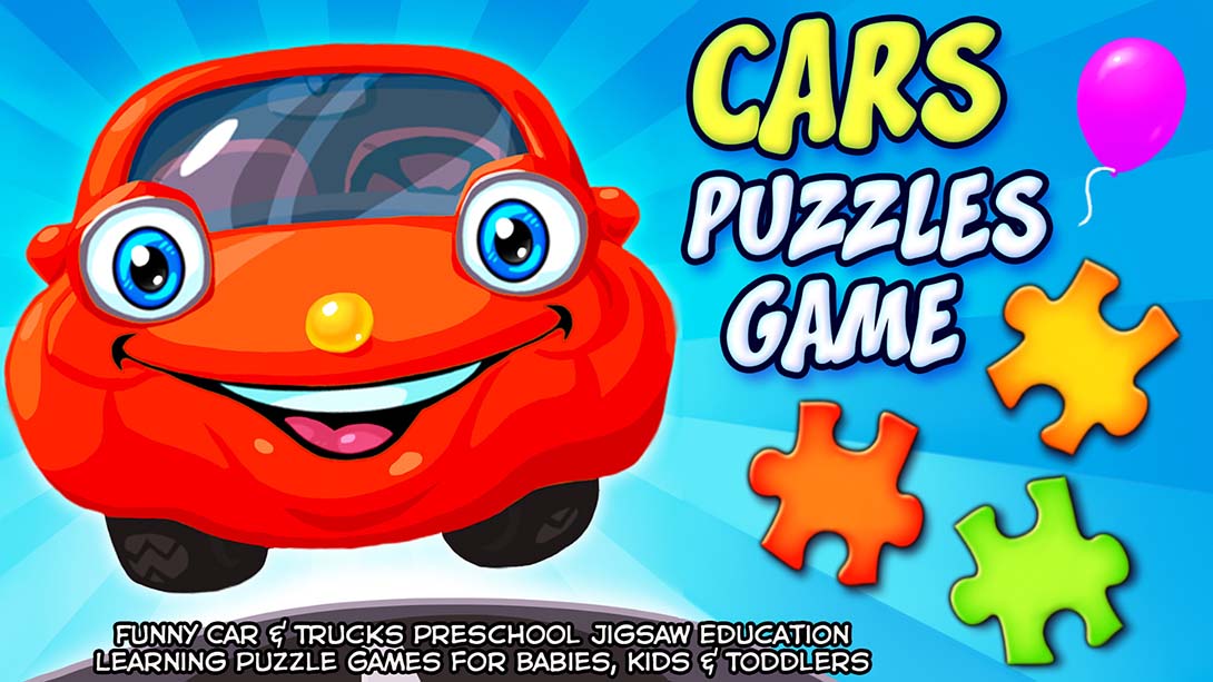 汽车拼图游戏 Cars Puzzles Game - Funny Car & Trucks Preschool Jigsaw Education Lea