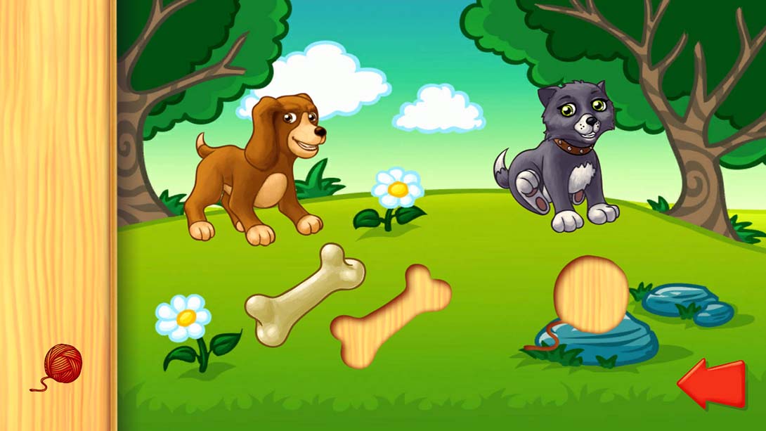 Animal Babies Puzzle - Top Wooden Preschool Animals Learning Children Kindergart截图