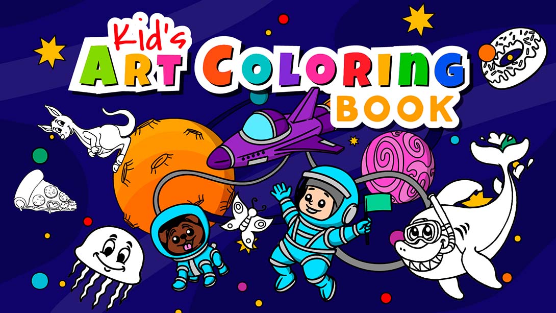 儿童艺术涂色书 Kid's Art Coloring Book