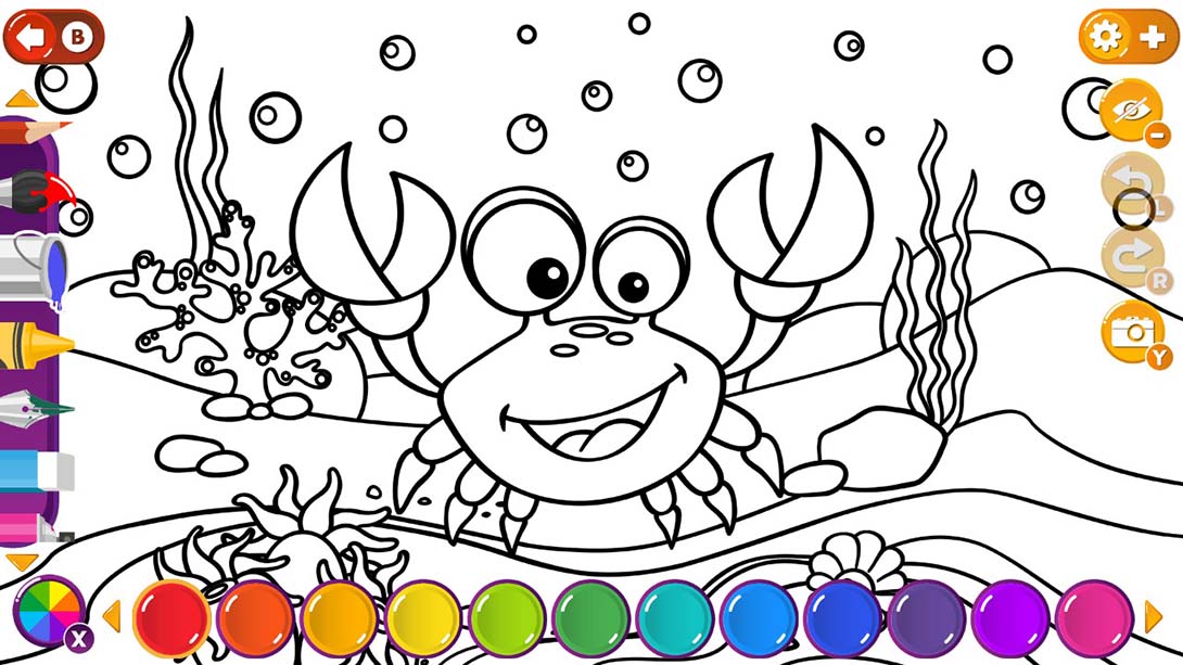 儿童艺术涂色书 Kid's Art Coloring Book截图