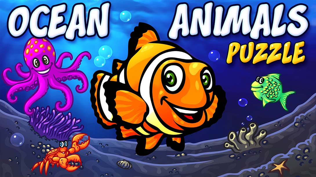 海洋动物谜题-学龄前儿童动物学习谜题游戏 Ocean Animals Puzzle - Preschool Animal Learning Puzzles Ga