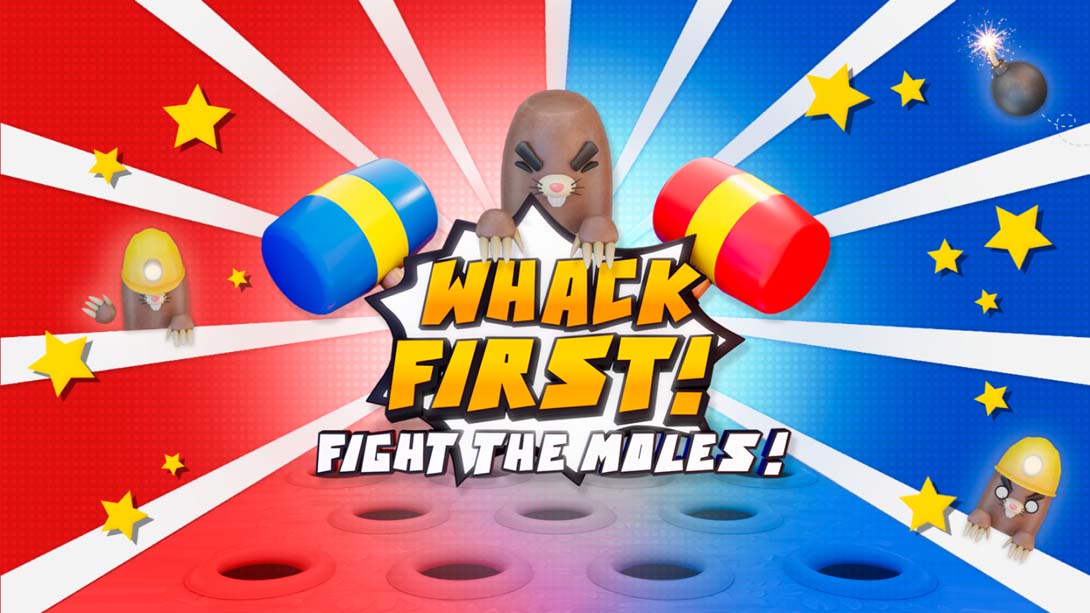 Whack first! - Fight the moles