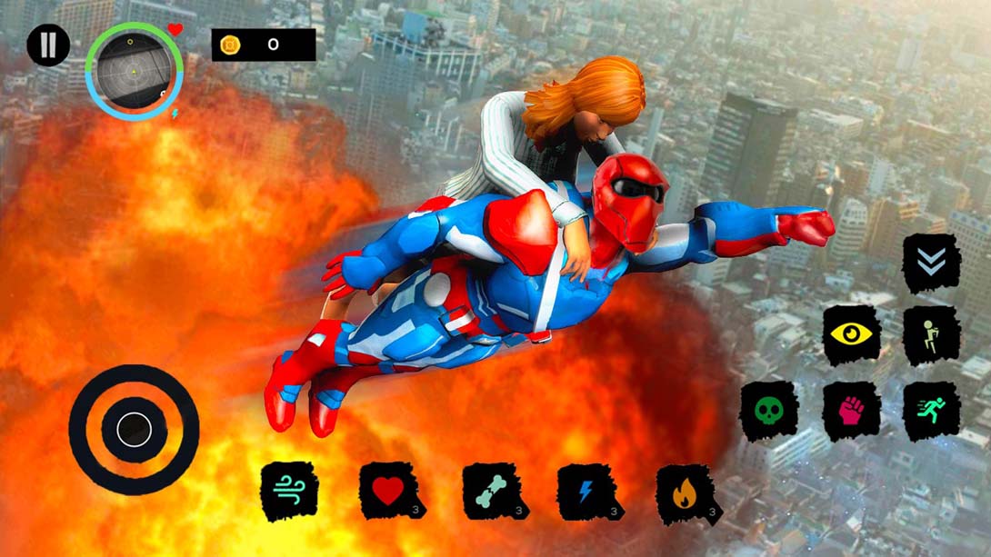 城市超级英雄3D -飞行传奇勇士豪华模拟器 City Super Hero 3D - Flying Legend Warriors Deluxe Simulat截图