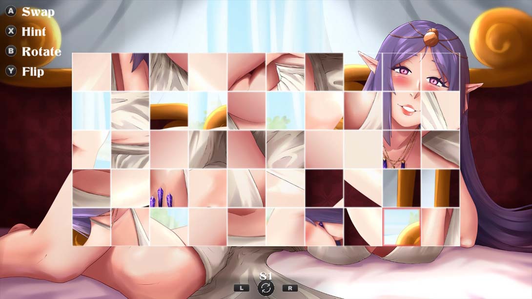 Elves Fantasy Hentai Puzzle截图