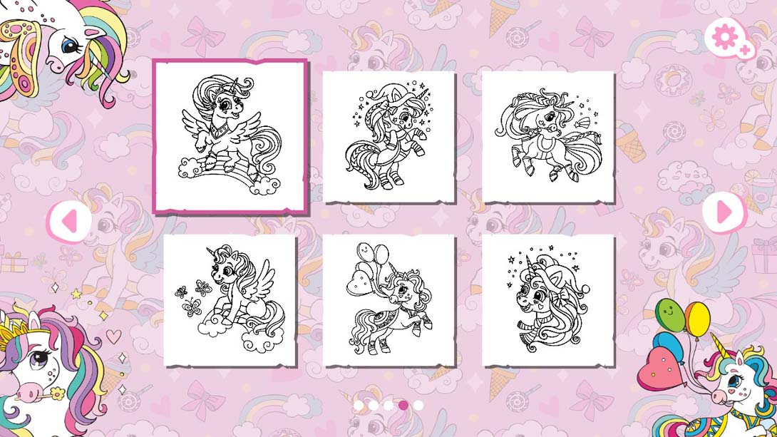 我可爱的独角兽涂色书 My Cute Unicorns - Coloring Book截图