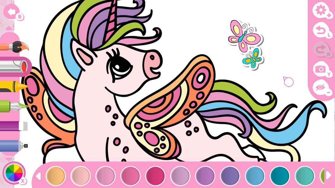 我可爱的独角兽涂色书 My Cute Unicorns - Coloring Book截图