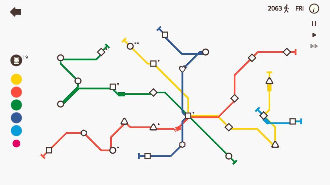 迷你地铁:地铁上的逻辑 Mini Subway: Logic on the metro line截图