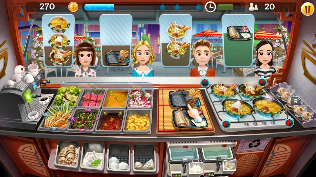 餐车大亨：亚洲美食 Food Truck Tycoon - Asian Cuisine截图