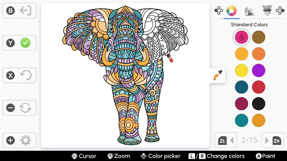 成人填色书 Coloring Book for Adults截图