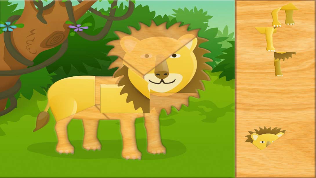 Animal Fun Puzzle - Preschool and kindergarten learning and fun game for toddler截图