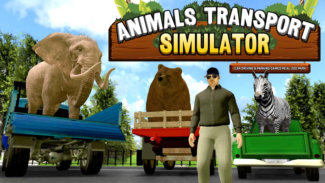 Animals Transport Simulator - car driving & parking games real zoo park