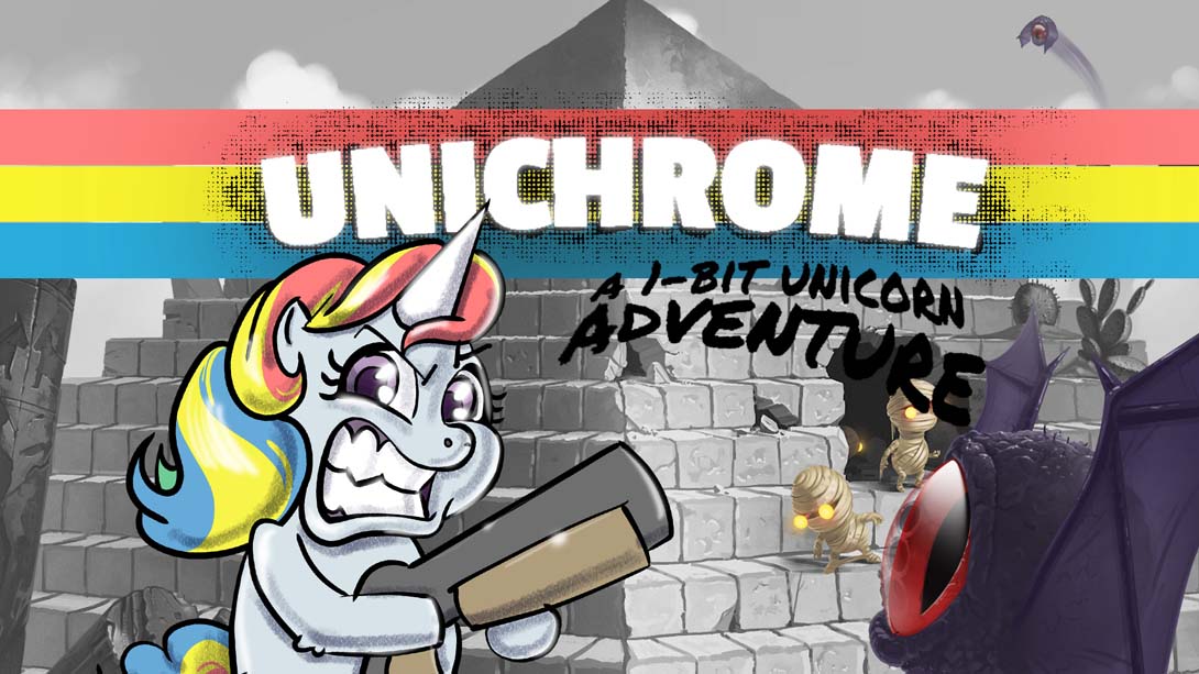 单色世界：1-bit 独角兽冒险 Unichrome: A 1-Bit Unicorn Adventure