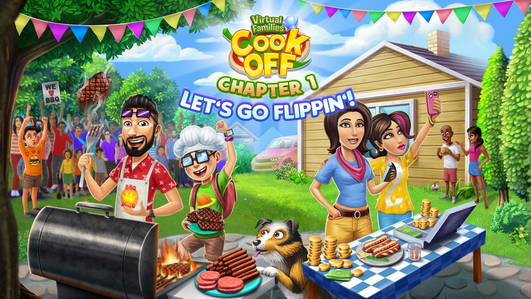 虚拟家庭烹饪：第1章“让我们一起做” Virtual Families Cook Off: Chapter 1 Let's Go Flippin'