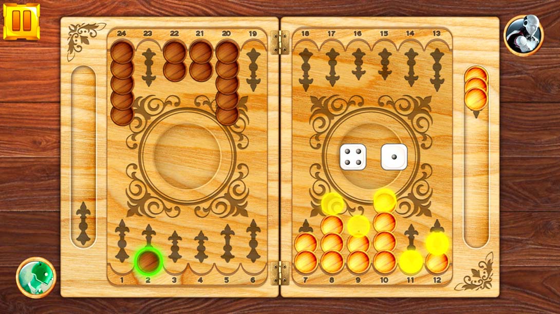 Backgammon: Board Game Puzzle截图