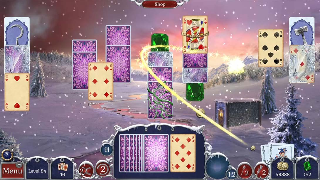 宝石配对：冬季雪景 Winterscapes Jewel Match Solitaire Winterscapes截图