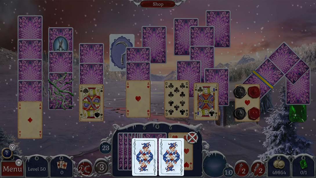 宝石配对：冬季雪景 Winterscapes Jewel Match Solitaire Winterscapes截图