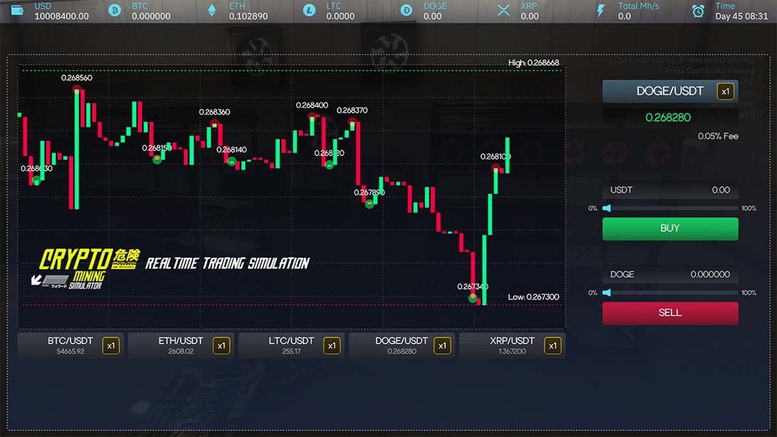 Crypto Mining Simulator - Trading Strategy Tycoon Craft & Iddle截图