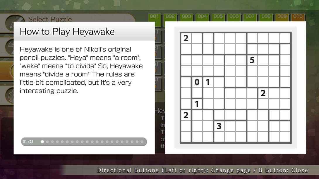 Puzzle by Nikoli S Heyawake截图