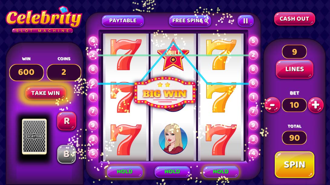 名人老虎机 Celebrity Slot Machine截图