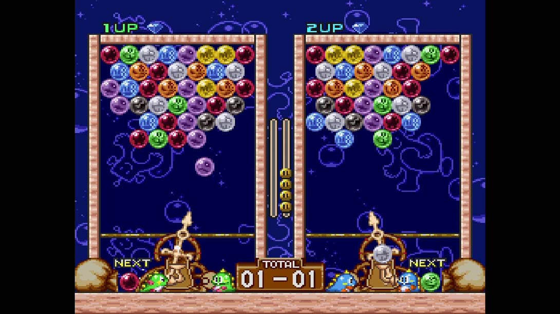 泡泡龙16位主机版 .Puzzle Bobble Bust-a-Move (16-Bit Console Version)截图