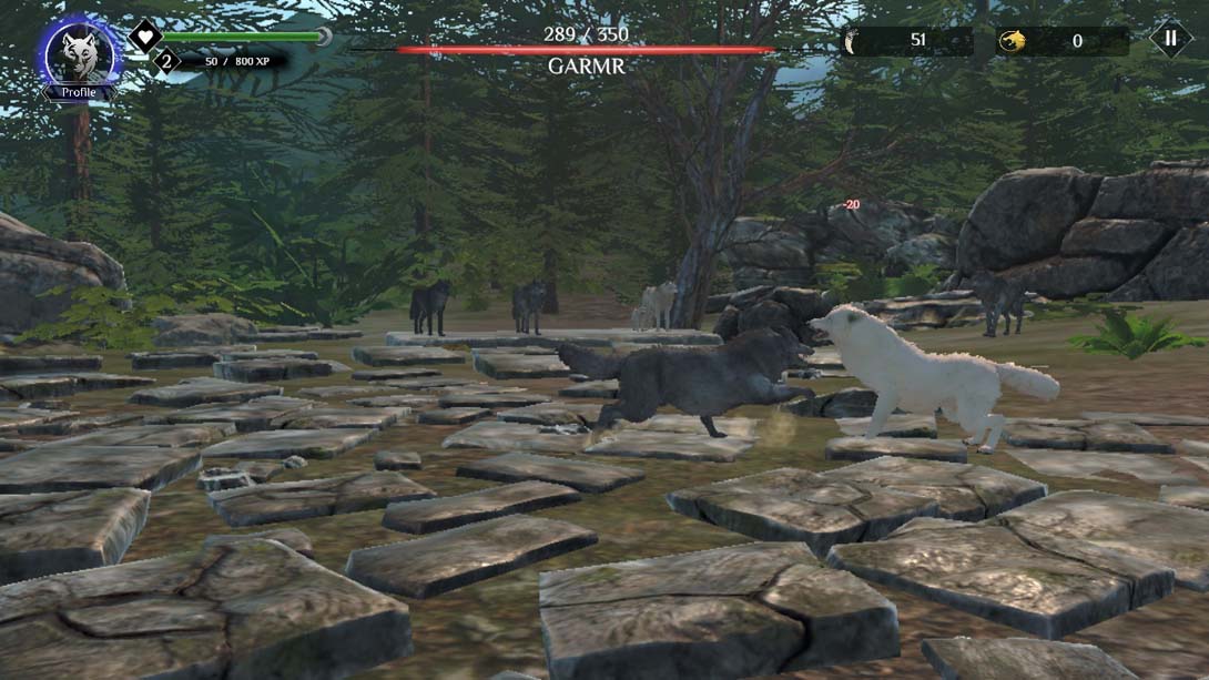 狼生存模拟器 Wolf Simulator: RPG Survival Animal Battle截图