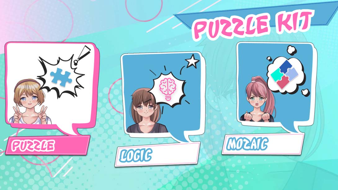 ANIME BEAUTY GIRL PUZZLE - LOVE GAME HISTORY ADVENTURE截图