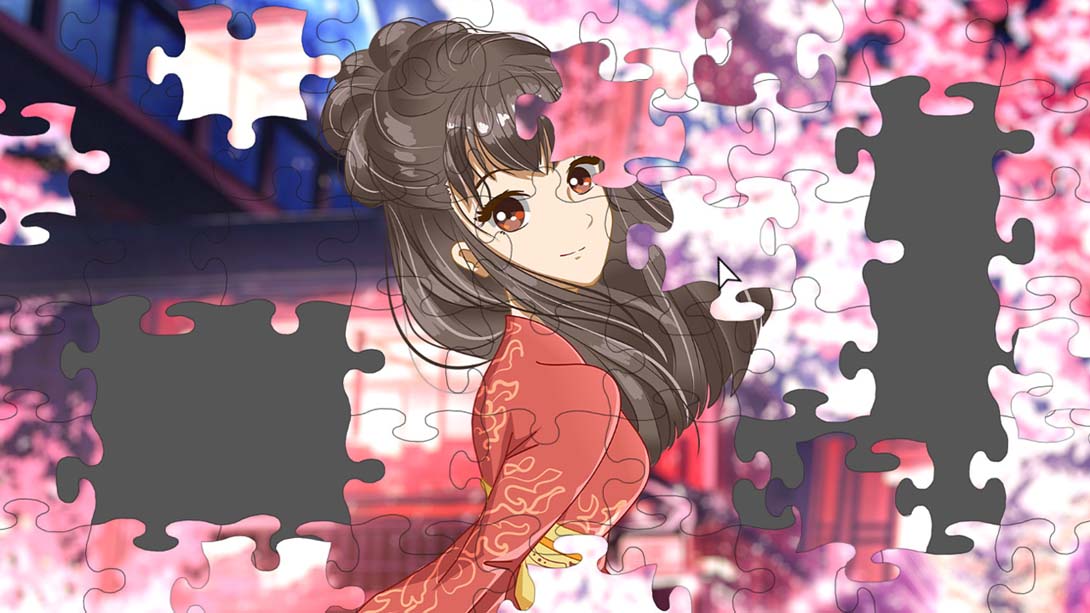 ANIME BEAUTY GIRL PUZZLE - LOVE GAME HISTORY ADVENTURE截图