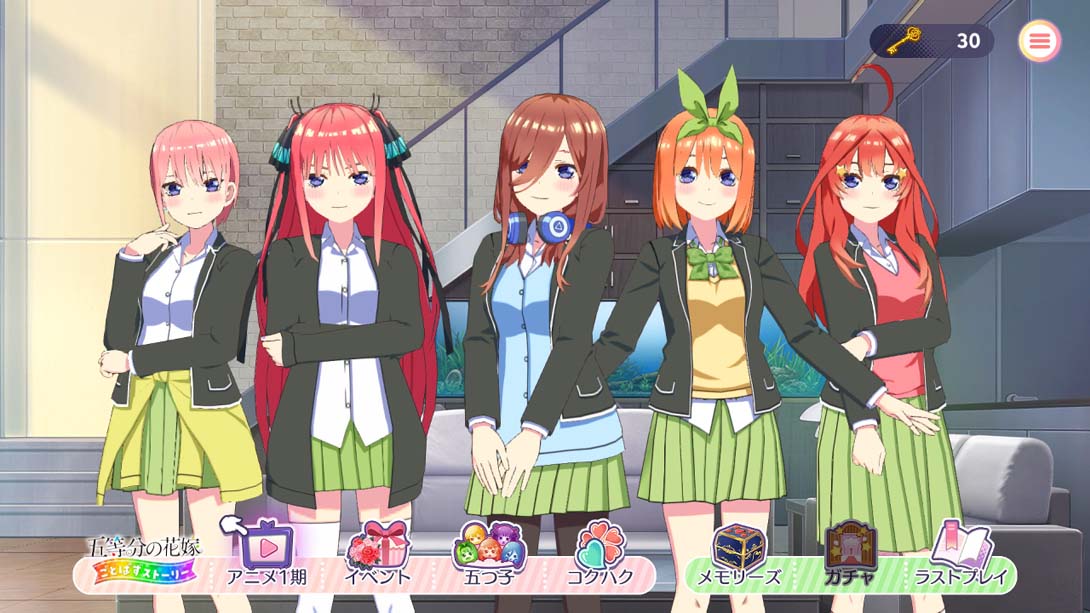 五等分の花嫁 ごとぱずストーリー The Quintessential Quintuplets Gotopuzu Story截图