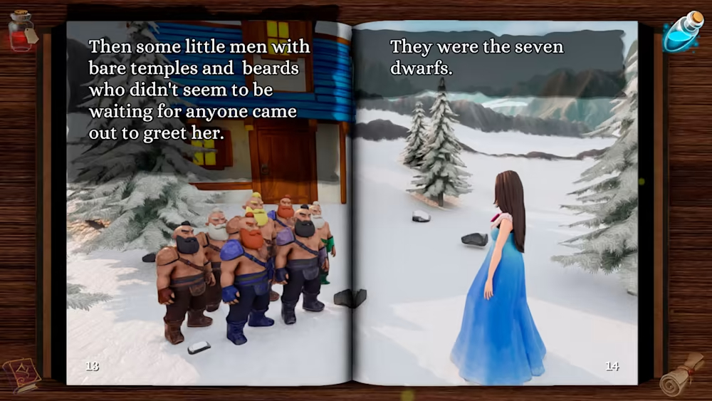 白雪公主：互动书 Snow White: Interactive Book截图