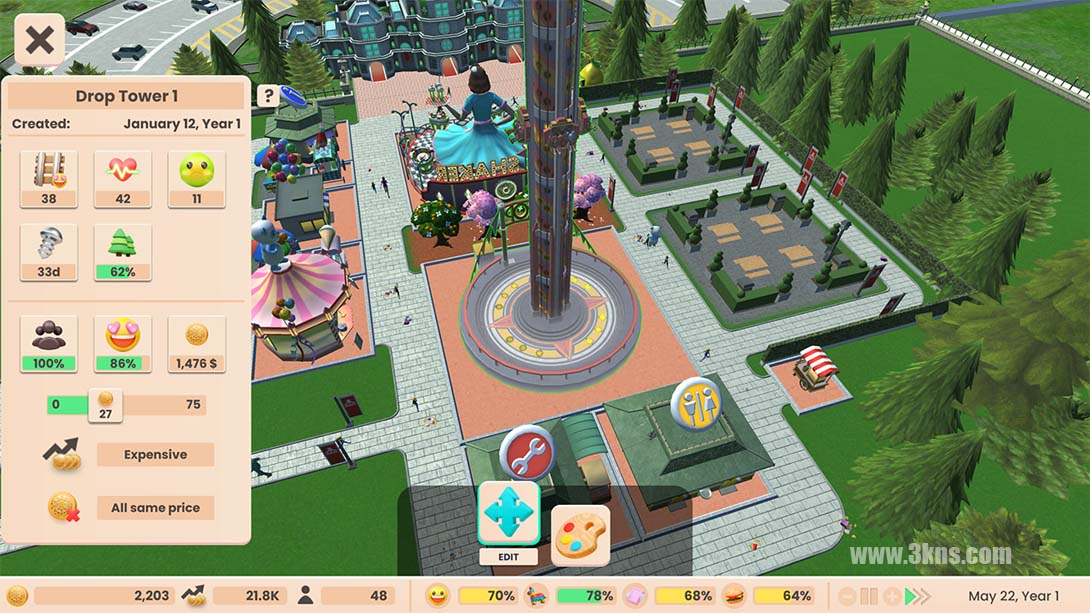 过山车大亨冒险豪华版 .RollerCoaster Tycoon Adventures Deluxe截图